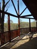 Elk Springs Resort - Gatlinburg cabin view from deck